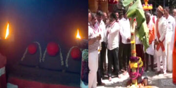ಹಾಸನಾಂಬೆ ಜಾತ್ರಾ ಮಹೋತ್ಸವಕ್ಕೆ ಅದ್ಧೂರಿ ಚಾಲನೆ! ಶಾಸ್ತ್ರೋಕ್ತವಾಗಿ ತೆರೆದ ದೇವಿಯ ಗರ್ಭಗುಡಿ ಬಾಗಿಲು, ಭಕ್ತರಲ್ಲಿ ಸಂಭ್ರಮ