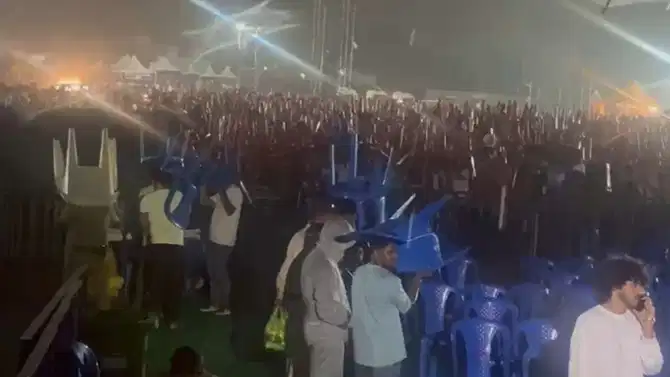 ಮೈಸೂರಿನಲ್ಲಿ ಭಾರಿ ಮಳೆ, ಬಿರುಗಾಳಿ: ಯುವ ದಸರಾ ಕಾರ್ಯಕ್ರಮ ಅರ್ಧಕ್ಕೆ ಸ್ಥಗಿತ